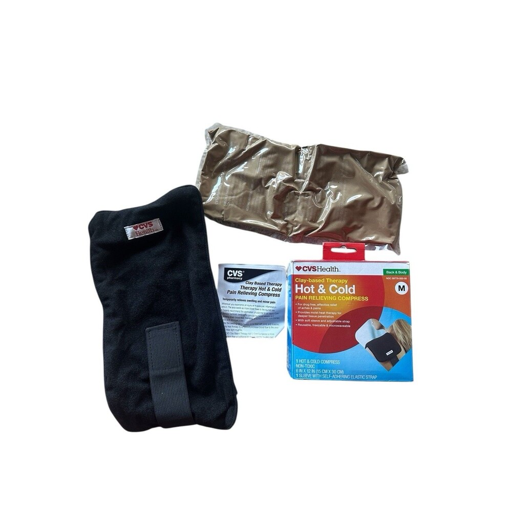 CVS Health Clay  Based Theraputic Hot & Cold Pain Relieving Compress Back & Body